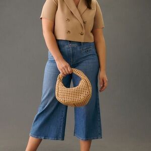 Pilcro Wide-Leg Crop Trouser Jeans from Anthropologie - size 20W